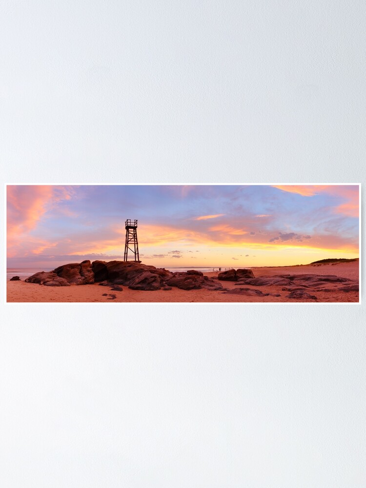 Alternate view of Redhead Beach Sunset, Newcastle, New South Wales, Australia Poster