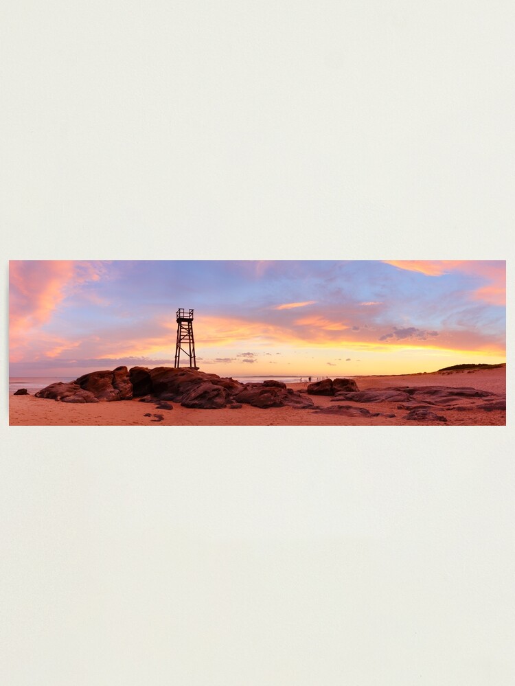 Alternate view of Redhead Beach Sunset, Newcastle, New South Wales, Australia Photographic Print