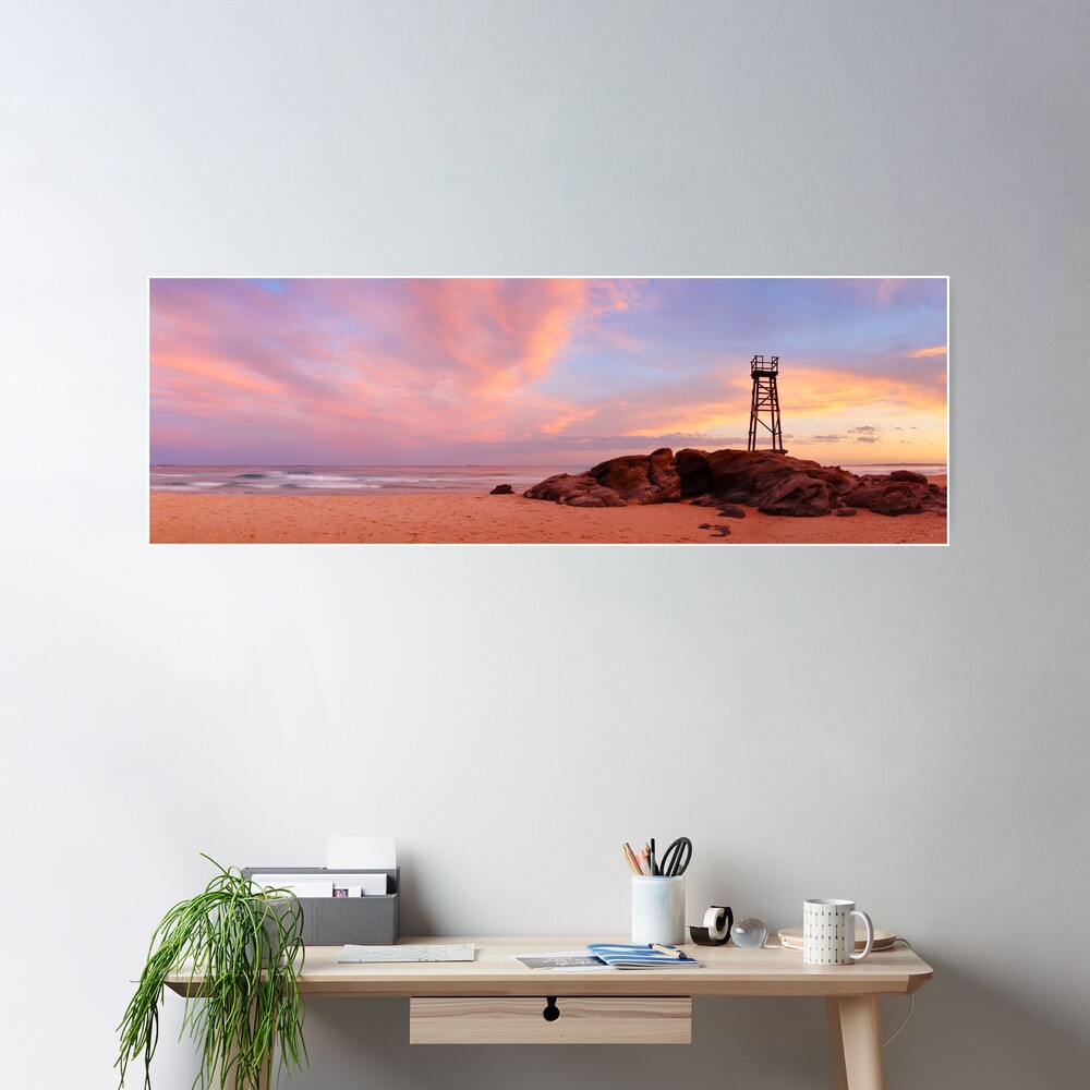 Day's End, Redhead Beach, Newcastle, New South Wales, Australia Poster
