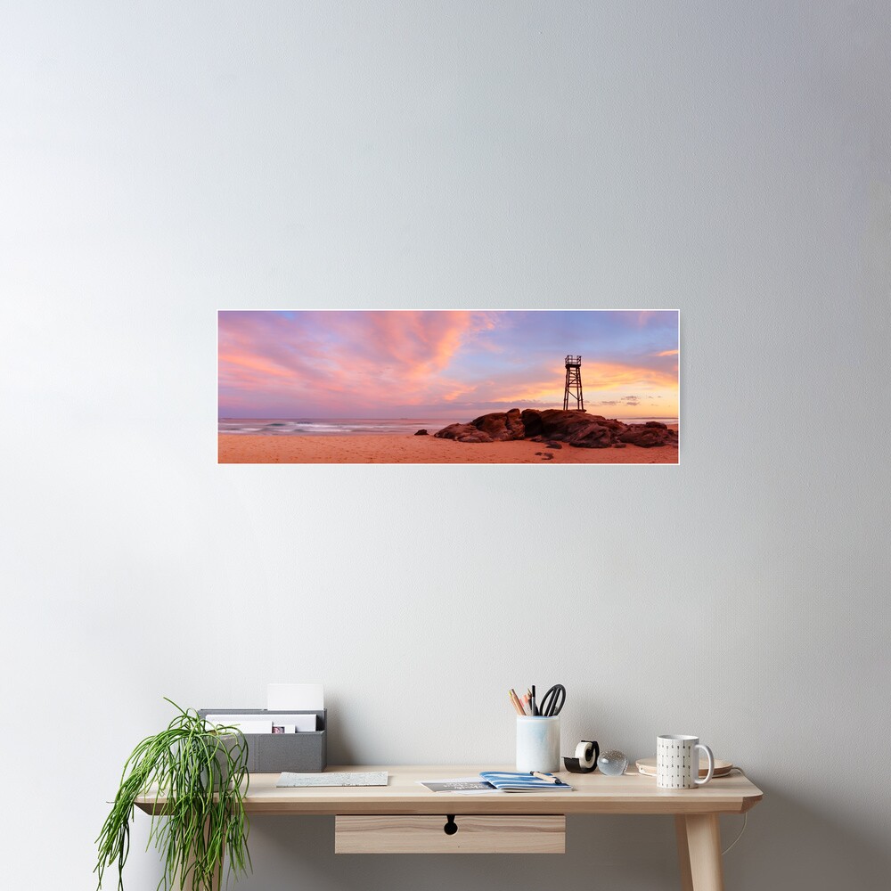 Day's End, Redhead Beach, Newcastle, New South Wales, Australia Poster