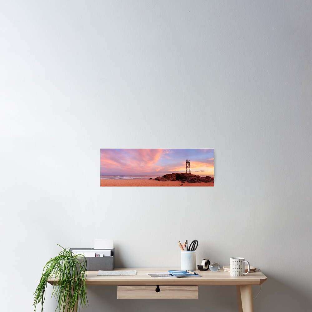 Day's End, Redhead Beach, Newcastle, New South Wales, Australia Poster