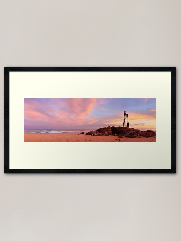 Alternate view of Day's End, Redhead Beach, Newcastle, New South Wales, Australia Framed Art Print