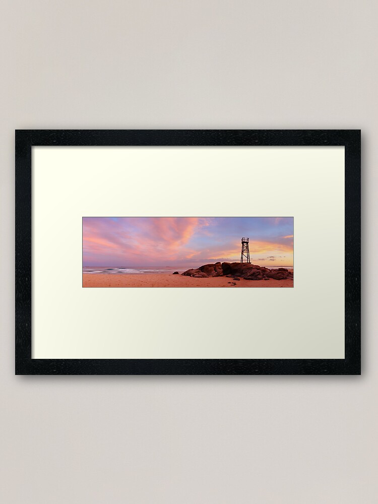 Alternate view of Day's End, Redhead Beach, Newcastle, New South Wales, Australia Framed Art Print