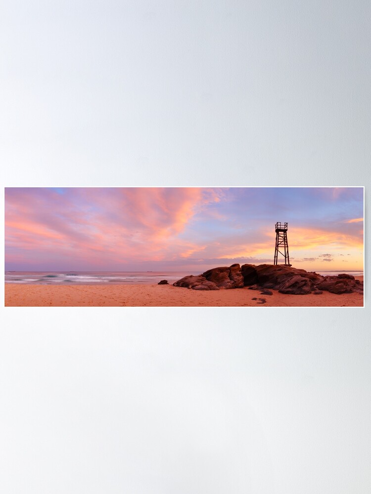 Alternate view of Day's End, Redhead Beach, Newcastle, New South Wales, Australia Poster