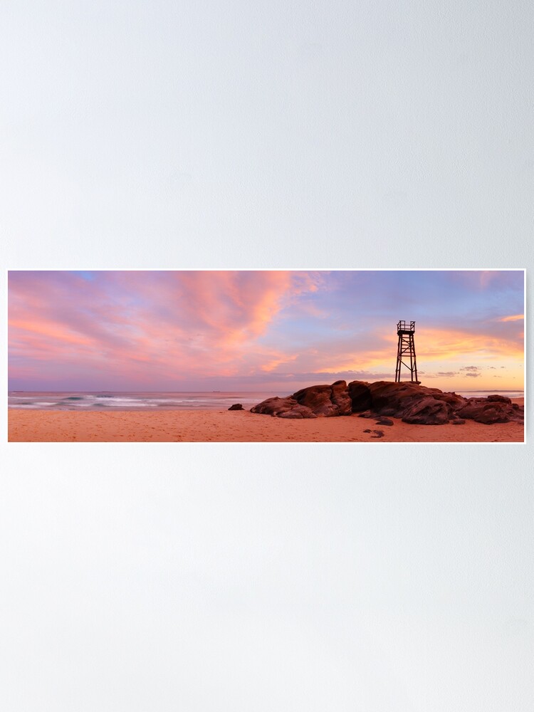 Alternate view of Day's End, Redhead Beach, Newcastle, New South Wales, Australia Poster