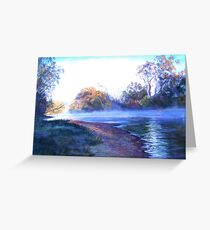'Rising Mist' Greeting Card