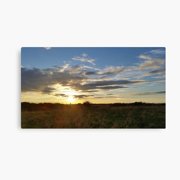 St Mary's Lighthouse Sunset Canvas Print