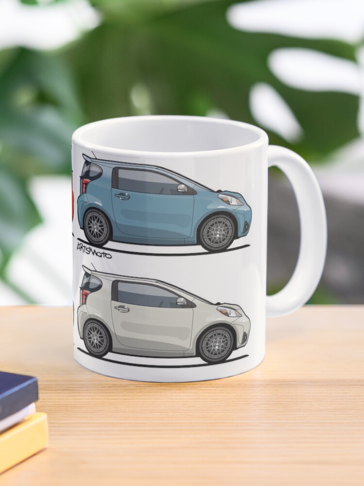 Four Toyota Scion iQ Micro Cars' Insulated Stainless Steel Water Bottle