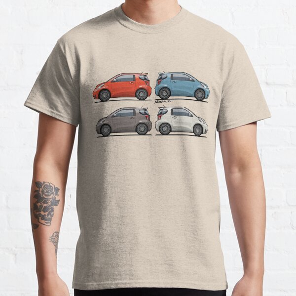 Four Toyota Scion iQ Micro Cars Classic T-Shirt