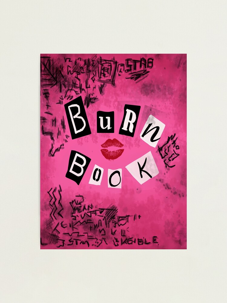 Burn Book Mean Girls Inspired Print - DIGITAL DOWNLOAD