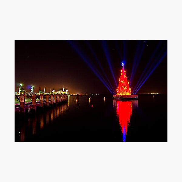 Item preview, Geelong's Floating Christmas Tree designed and sold by Phil Thomson.