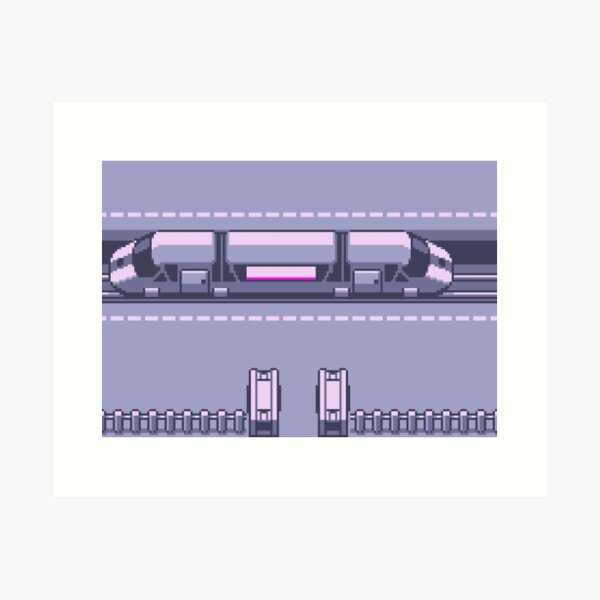 Aperçu de l'œuvre Train magnétique Vapor Johto créée et vendue par Abizouabain.