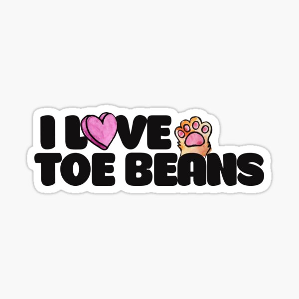 Item preview, I love toe beans designed and sold by Boog Monst .