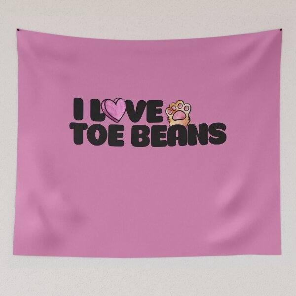 Item preview, I love toe beans designed and sold by FrictionMaxxing.
