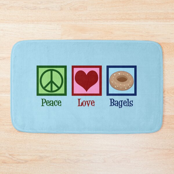 Item preview, Peace Love Bagels designed and sold by Epic Love Designs.