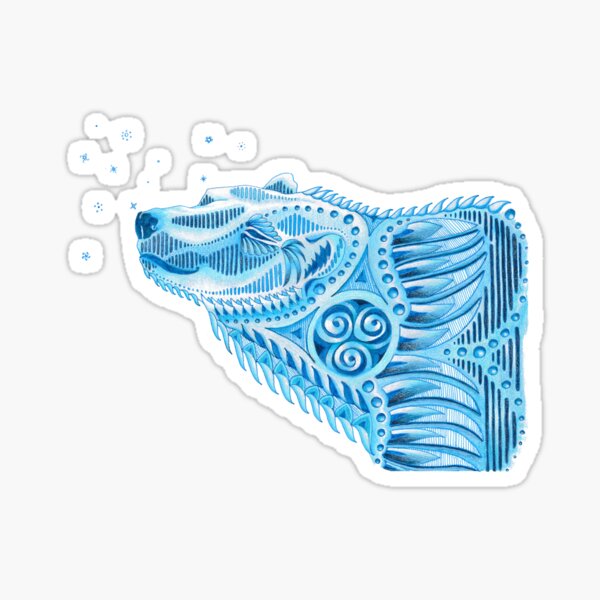 Polar Bear Totem Sticker