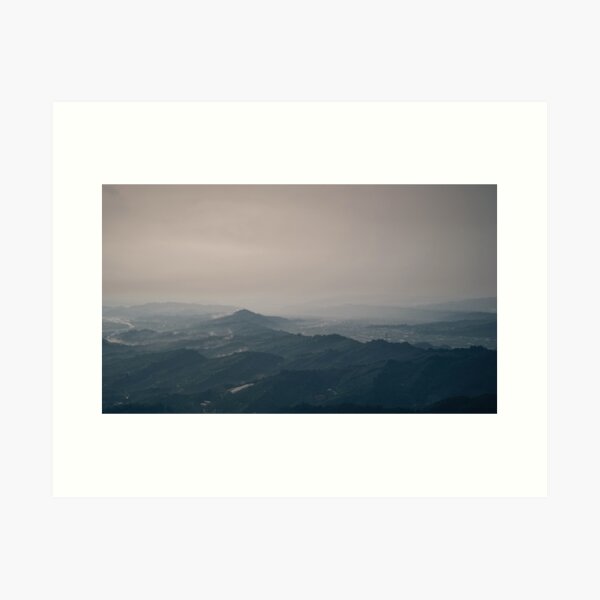A cloudy sunset Art Print