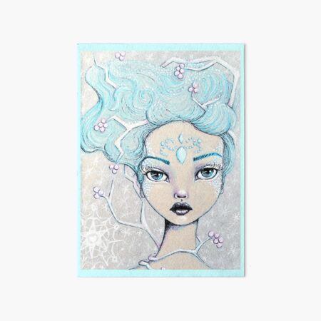 Ice Queen Art Board Print