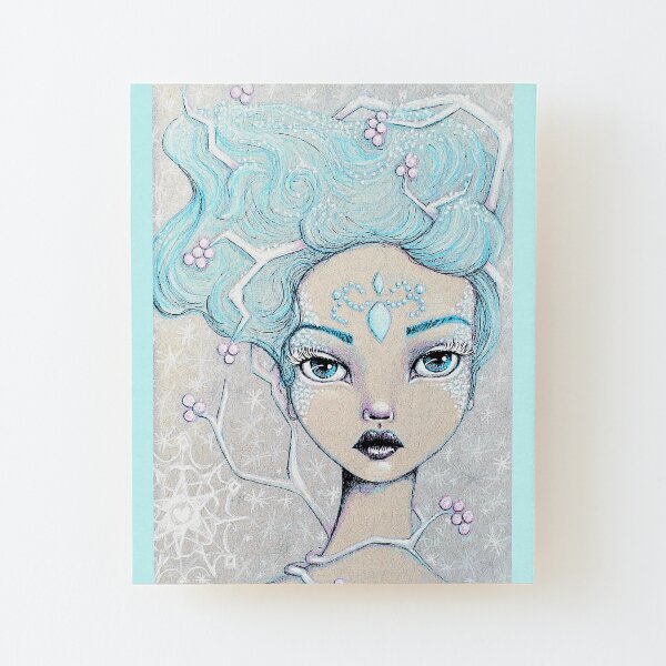 Ice Queen Wood Mounted Print