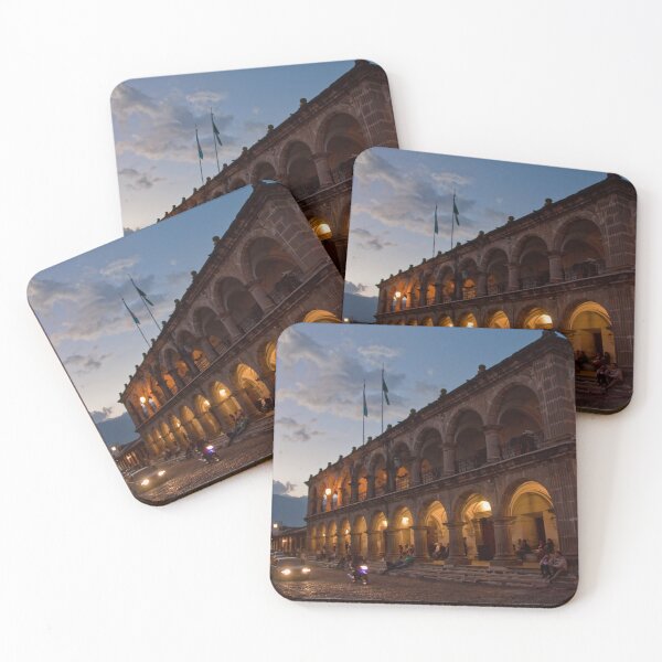 Item preview, Guatemala. Antigua. City Hall. Sunset. designed and sold by vadim19.