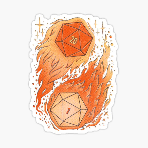 A Roll of the Die Sticker