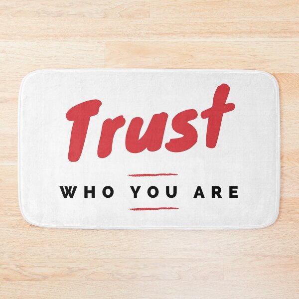 Item preview, Trust Who You Are - Inspirational Self-Love Message designed and sold by 4wordsmovement.