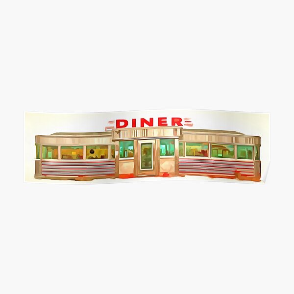 50s Diner Posters | Redbubble