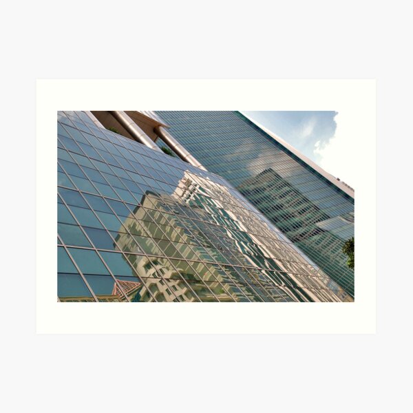 Shapes and patterns in Singapore Art Print