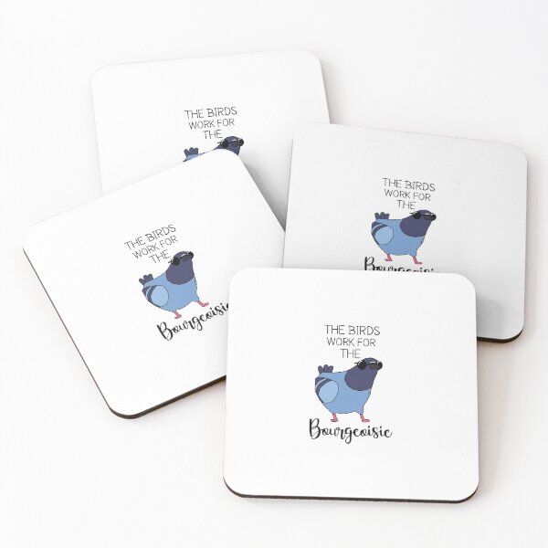 Item preview, The birds work for the bourgeoisie  designed and sold by Jadeysstickers.