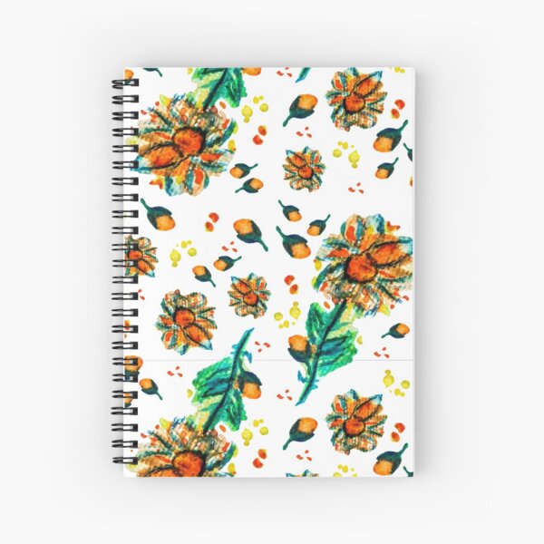 Rustic Blooms Spiral Notebook