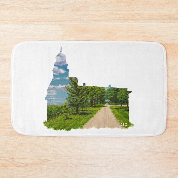 Item preview, Nauvoo Temple Nauvoo Street Oil Painting Silhouette designed and sold by DSC Arts.