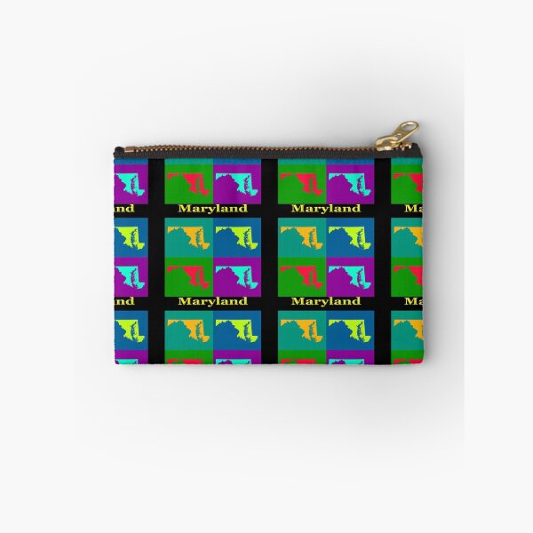 Item preview, Colorful Maryland Pop Art Map designed and sold by KWJphotoart.