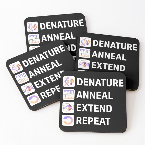 Item preview, PCR Steps: Polymerase Chain Reaction designed and sold by Zit-Zat-Zot.