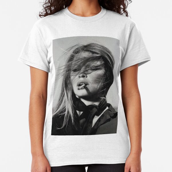 Brigitte Bardot Smoking Classic T-Shirt