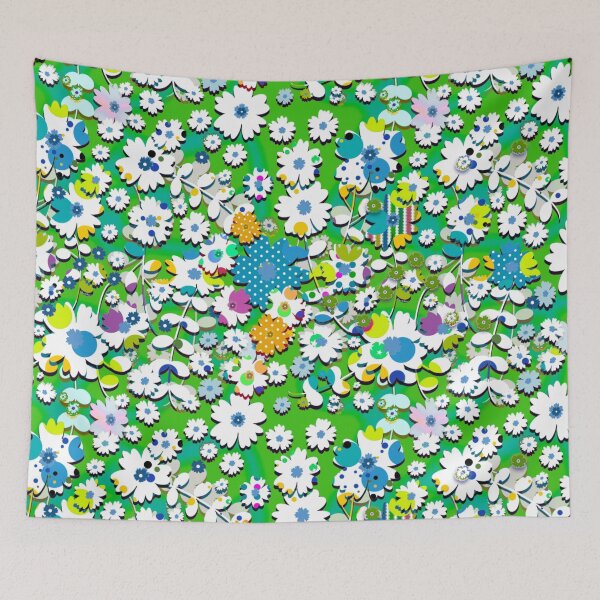 Item preview, David Rose Designs - Circus Flowers (Citrus) designed and sold by Sartabanfi.