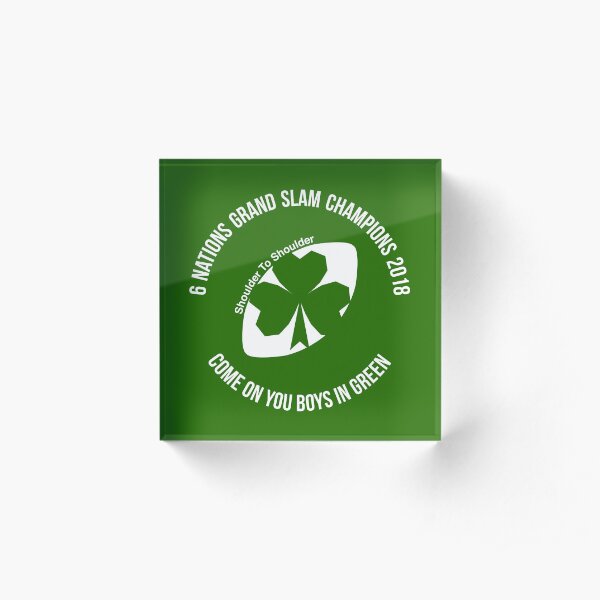 Ireland - Grand Slam 2018 Acrylic Block