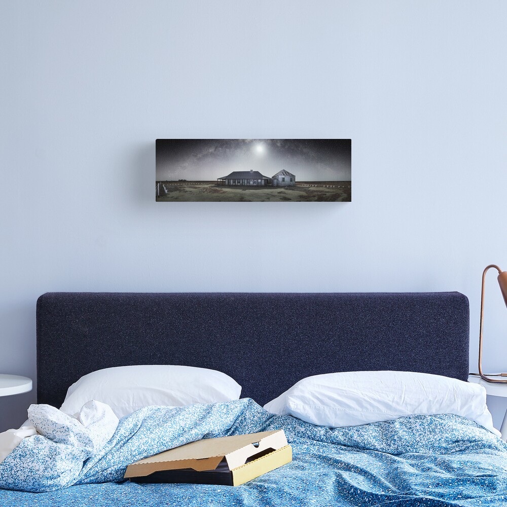 Moonrise, One Tree Hotel, Hay, New South Wales, Australia Canvas Print
