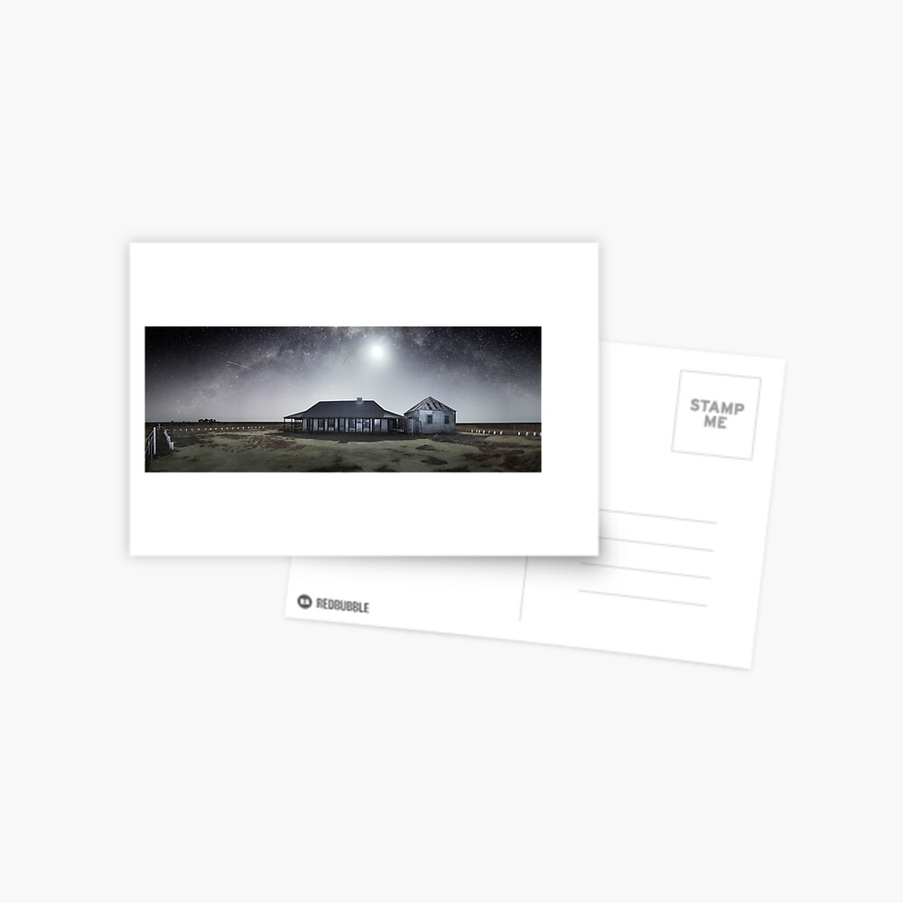 Moonrise, One Tree Hotel, Hay, New South Wales, Australia Postcard