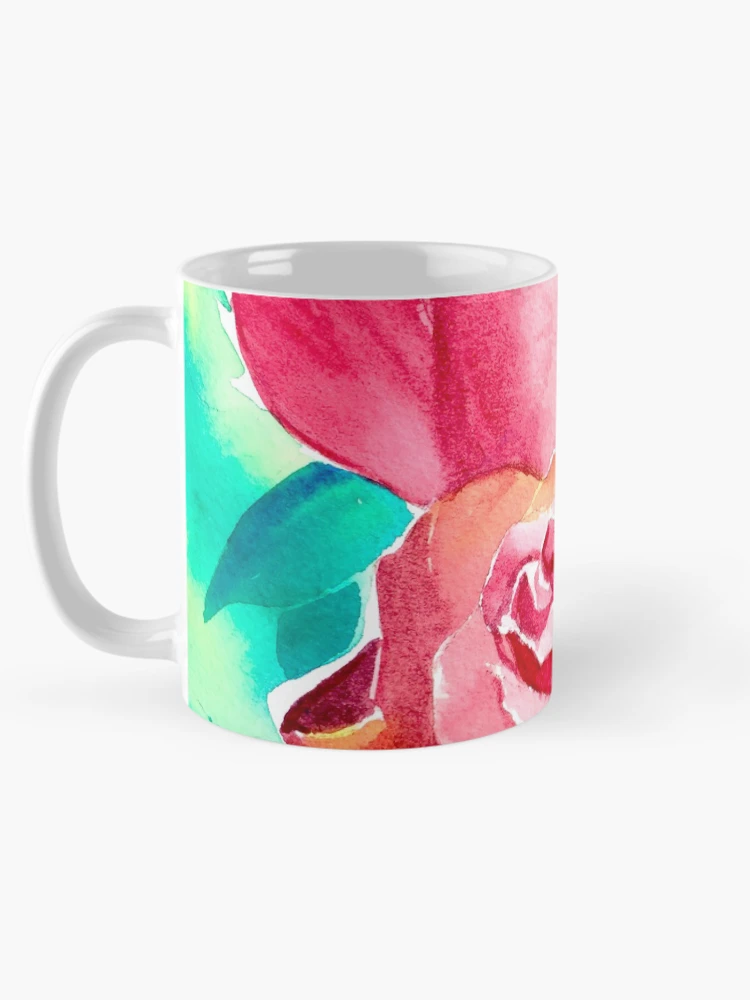 Thumbnail 5 of 6, Coffee Mug, Two Roses designed and sold by Allison Ashton.