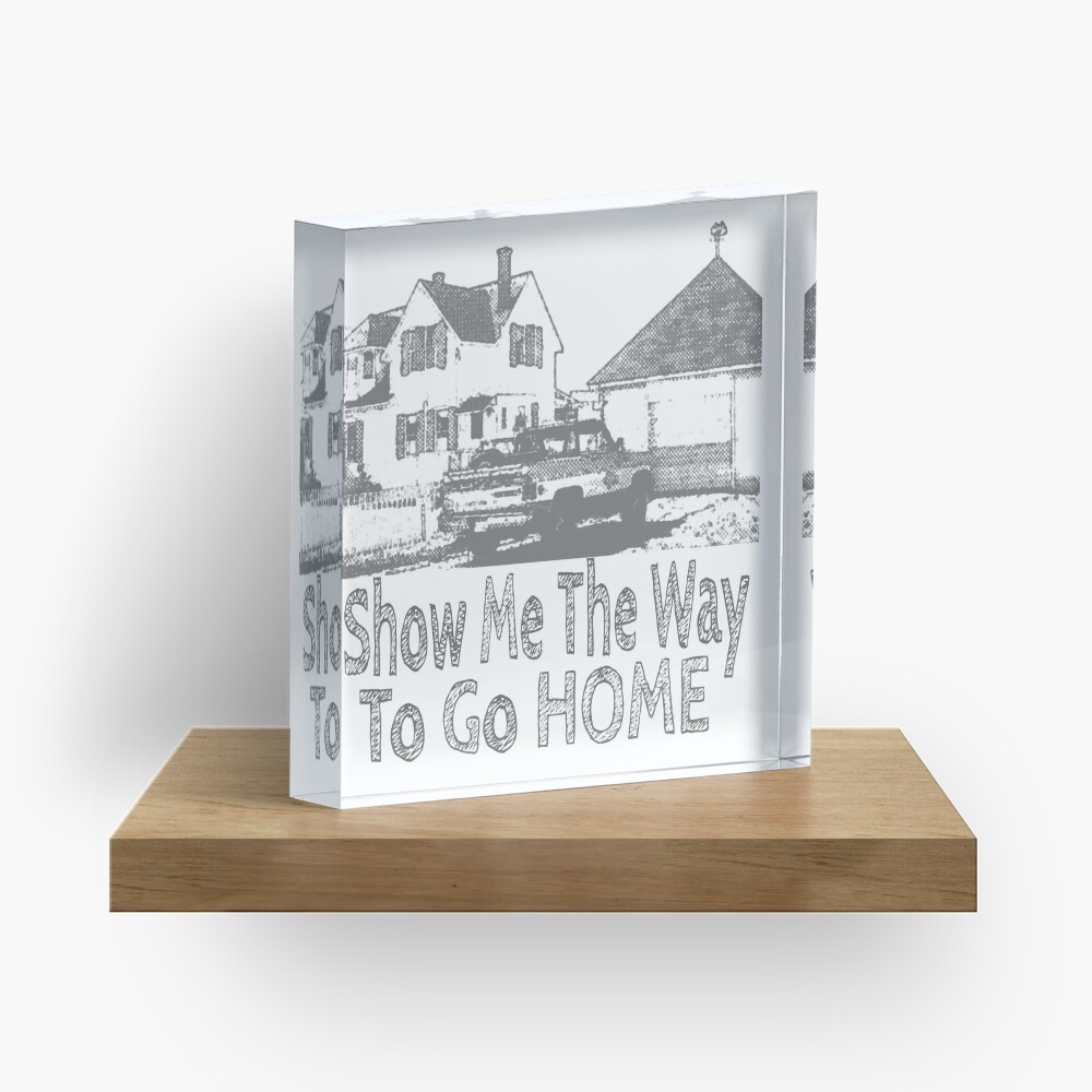 Amity Island Home Acrylic Block