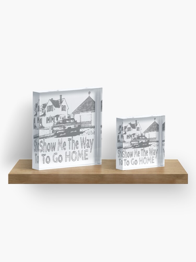 Alternate view of Amity Island Home Acrylic Block