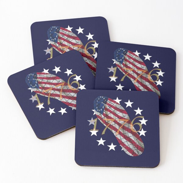 Item preview, 1776 American Revolution Flag in Shoe Print designed and sold by StephJChild.