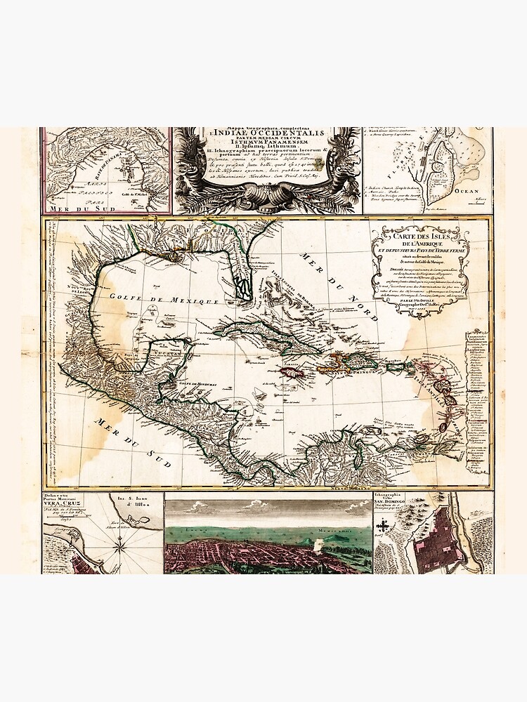 Map of the Caribbean (1781) by allhistory