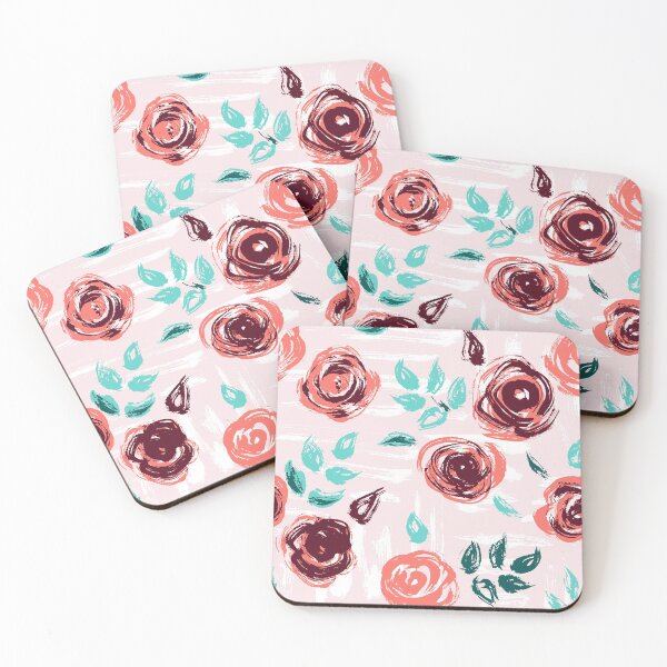 Item preview, Brushstroke Roses designed and sold by nadyanadya.