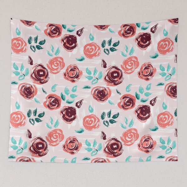 Item preview, Brushstroke Roses designed and sold by nadyanadya.