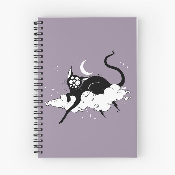 Item preview, Strange Many Eyed Black Cat On Cloud With Lighting Bolt designed and sold by cellsdividing.