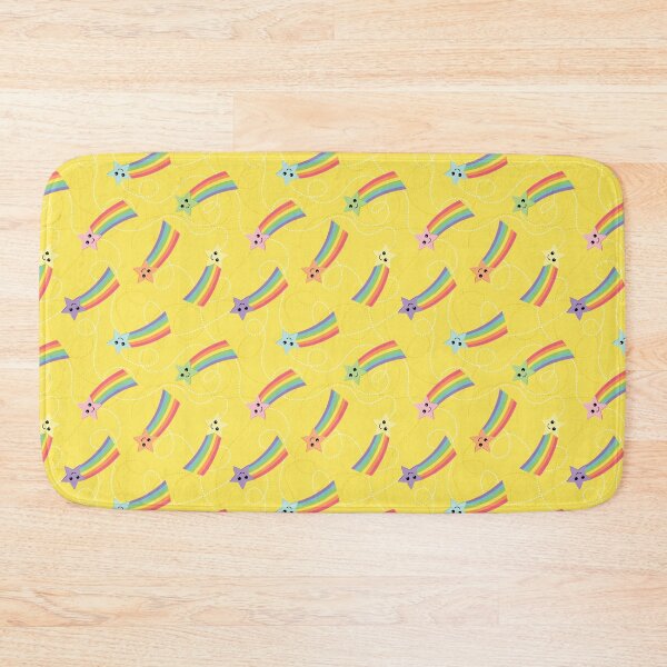 Item preview, Kawaii - Happy Rainbow Shooting Stars Pattern designed and sold by WickedRefined - Nicole Demereckis.