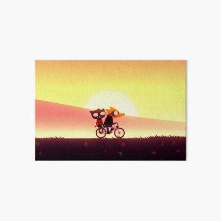 Vista previa del artículo con la obra «Night in the woods cycles poster HD», diseñado y vendido por Forster31337.