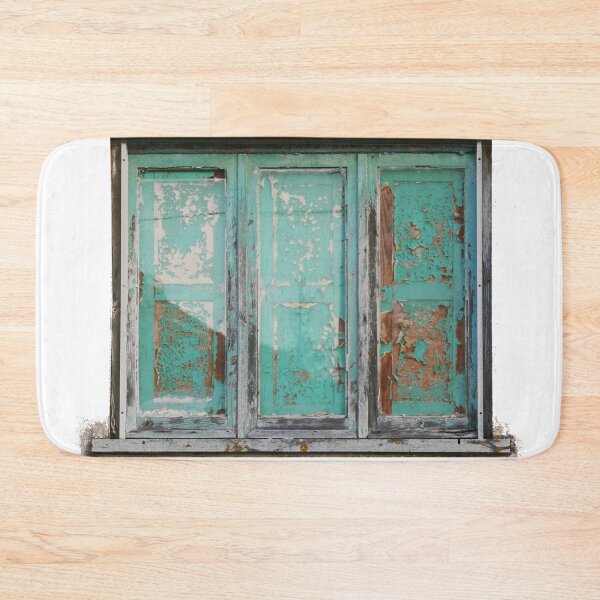 Item preview, Window with turquoise blinds designed and sold by Anna Lemos.