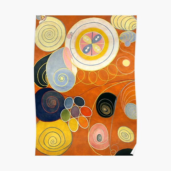 Hilma af Klint "The Ten Largest, No. 03, Youth, Group IV" Poster